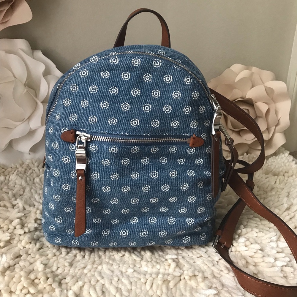 Splendid Park City Mini Small Backpack Denim
